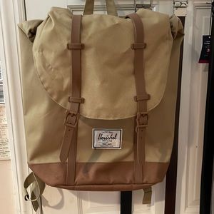 Herschel Supply Co - Retreat Backpack - Kelp/ Saddle Brown